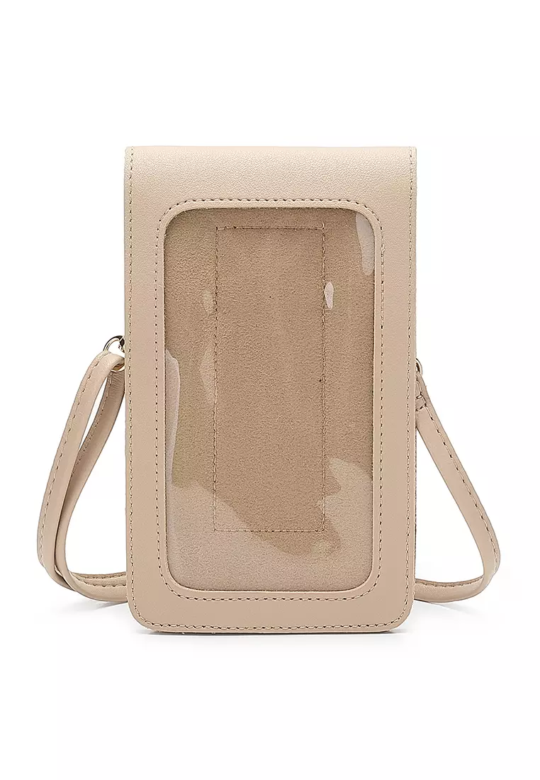 Women's Shoulder Sling Bag / Crossbody Bag - Light Apricot