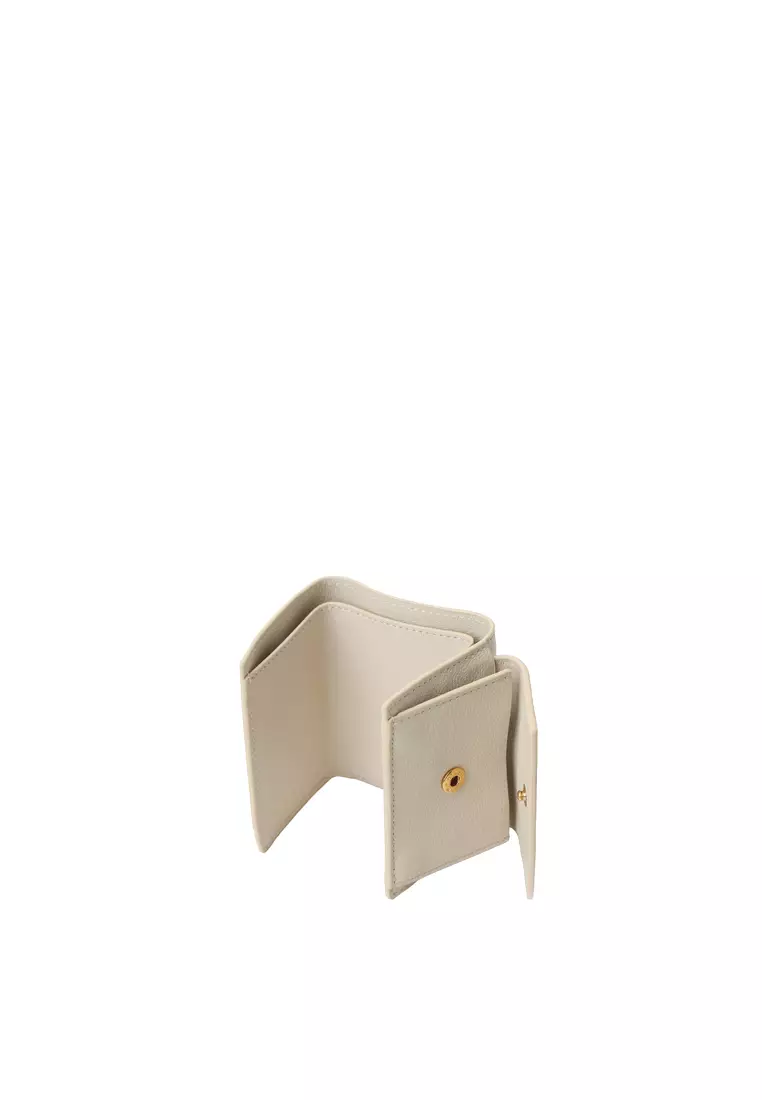 Tri-Fold Wallet - Cream
