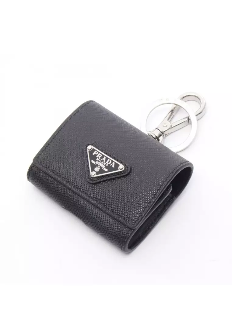 Prada Pre-Loved Prada triangle logo AirPods case earphone case