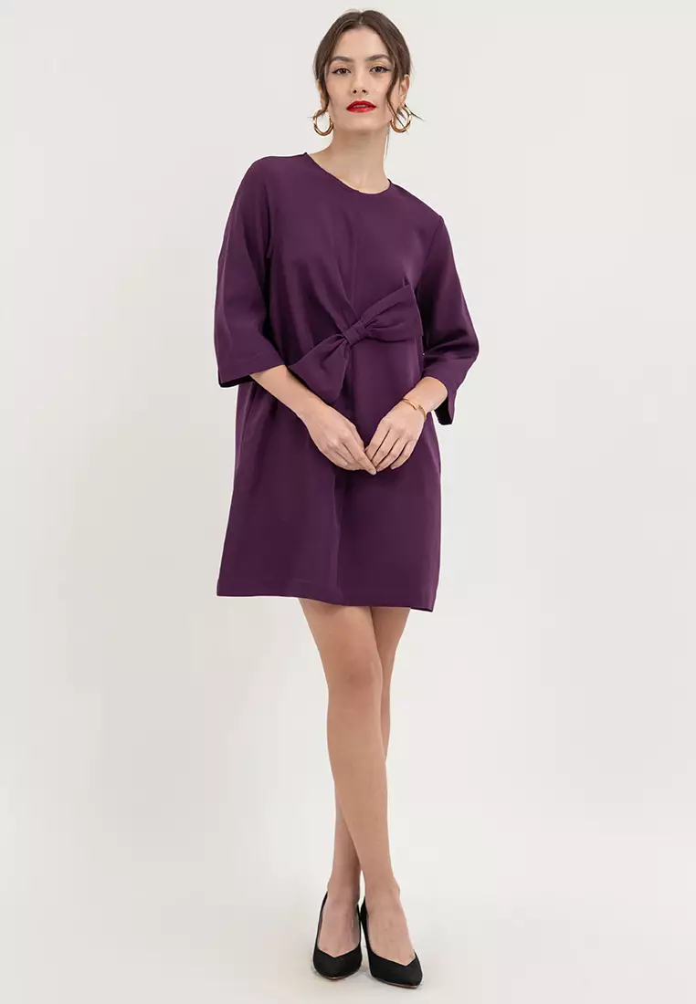 Crivian Tent Dress with Ribbon