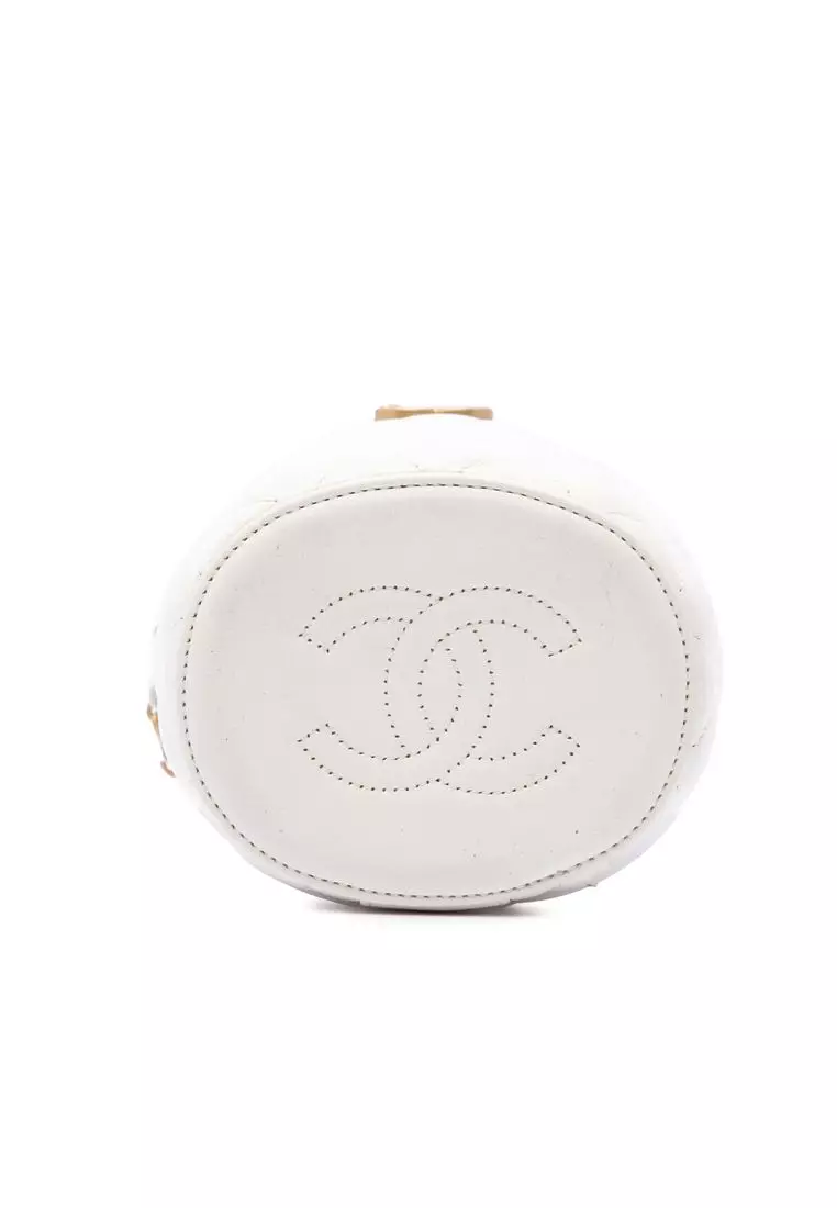 Pre-Loved Chanel Small Quilted Lambskin Crown Box Bag