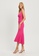 Chancery pink Marcia Midi Dress 976C7AA1808FFAGS_2