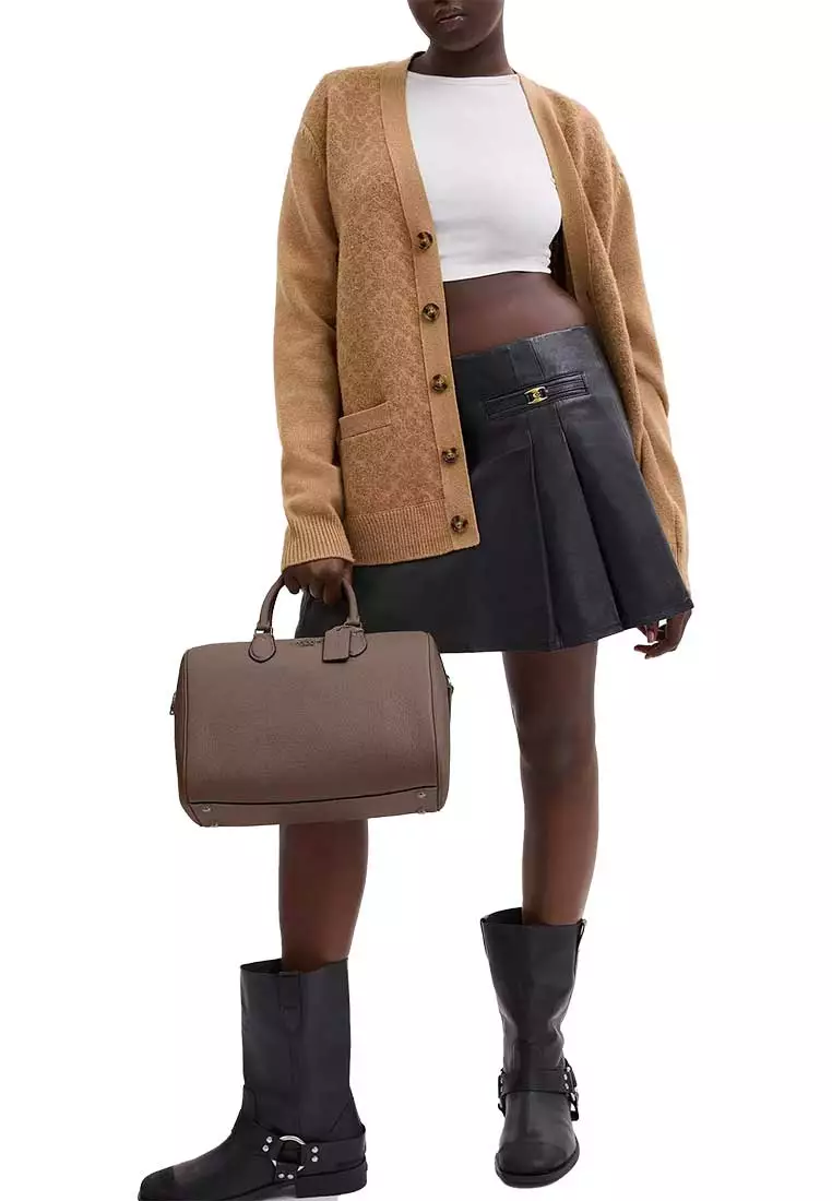 Rowan Large Satchel Bag Dark Stone CV960