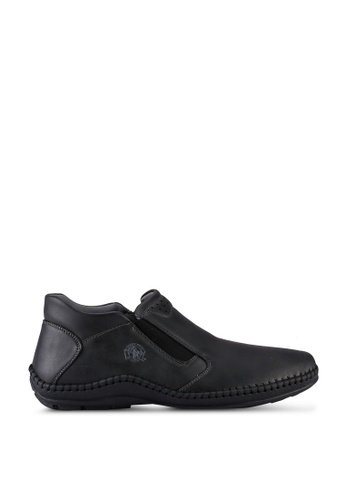 Green Point Club black Big Size Comfort Casual Shoes 2BE2ASH03B5FAFGS_1