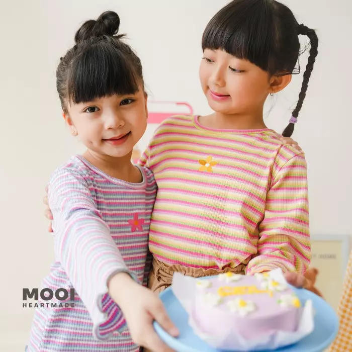 Mooi Atasan Anak Perempuan Sienna Top - Lavender