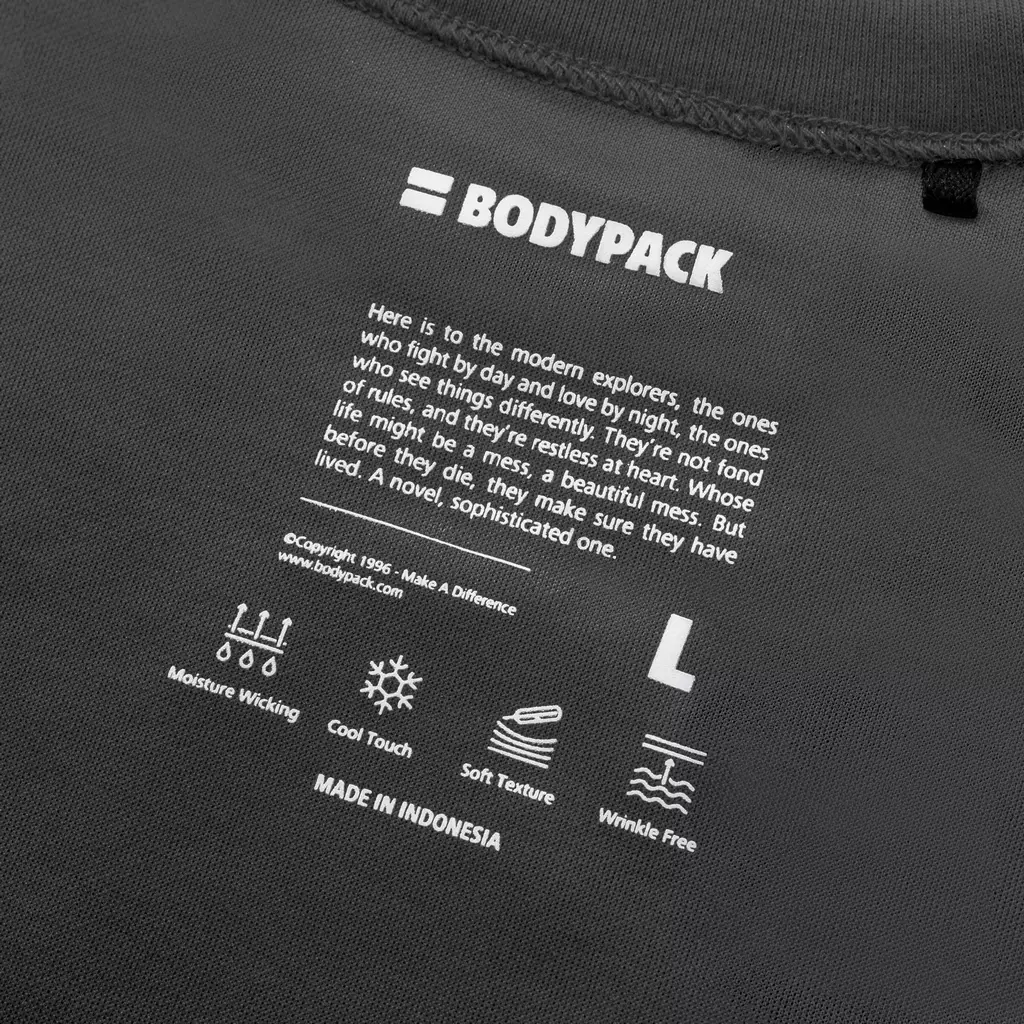 Guise 1.0 Short Sleeves Baju Kaos Lengan Pendek Relax Comfort - Abu Gelap