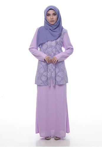Buy Baju Kurung Lawra from Denai Boutique in Purpleat Zalora