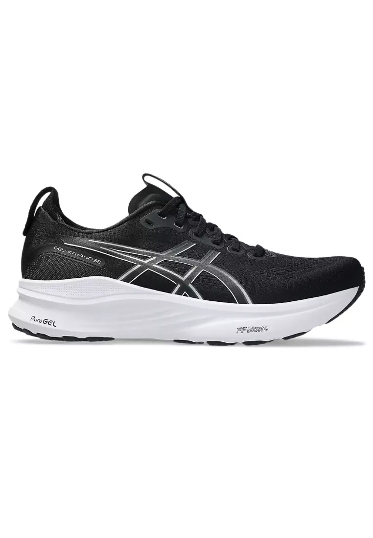 GEL-KAYANO 32 (2E WIDE) MEN RUNNING SHOES (BLACK)