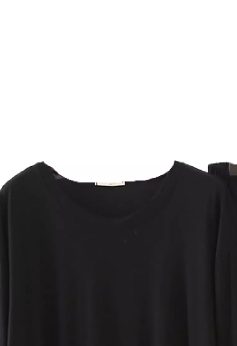 Agusto Top and Bottom - Black