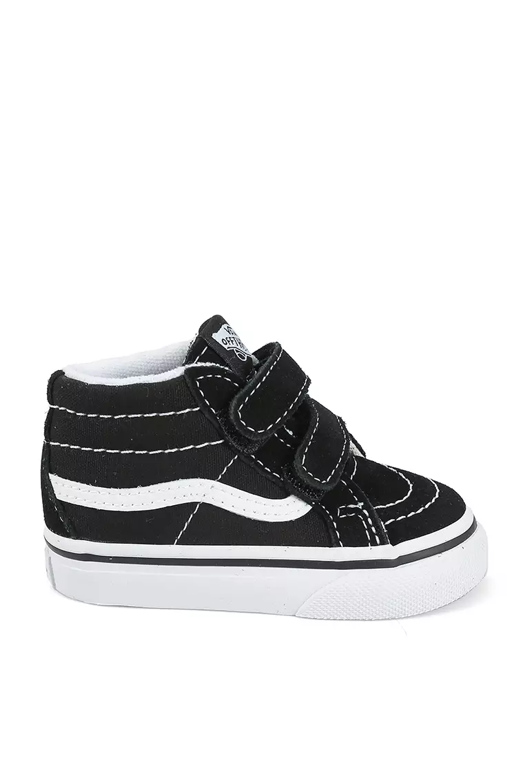 All black vans for on sale toddlers