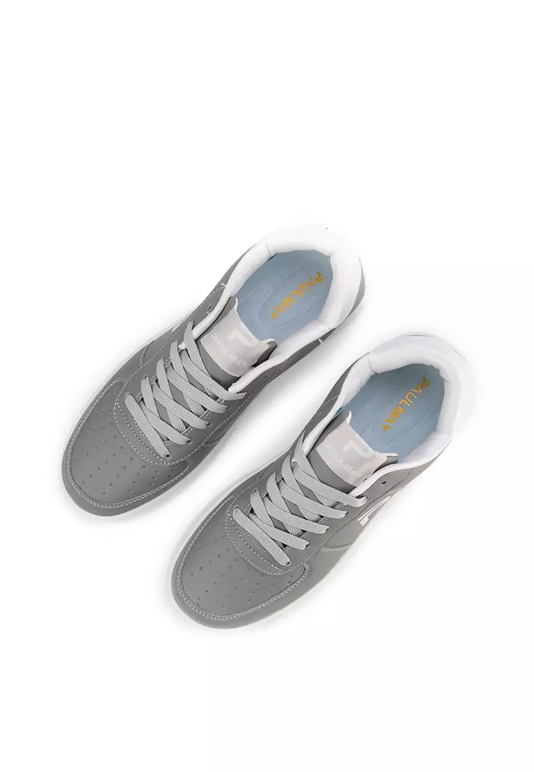 PAULMAY - Sepatu Sneakers Pria Denver - Grey White