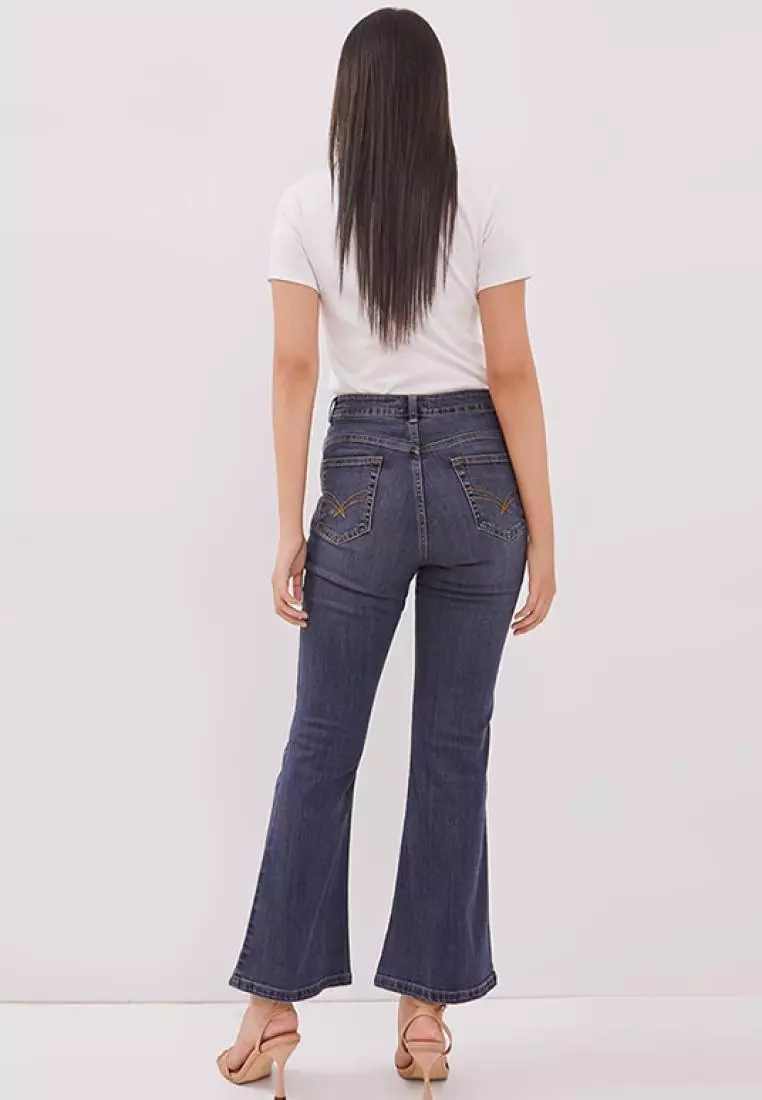 DUST Celana Vintage Cutbray Jeans Adisti (D. 3819)