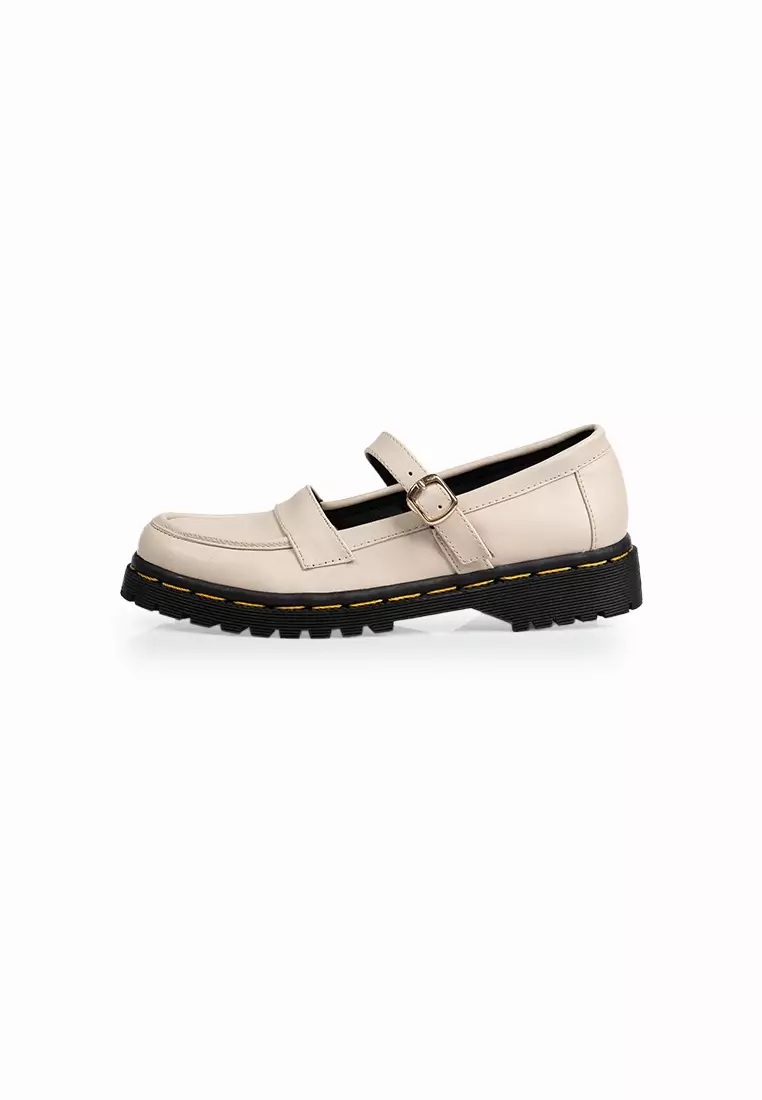 SEIS Clover Sepatu Docmart Wanita / Loafers Wanita - CREAM