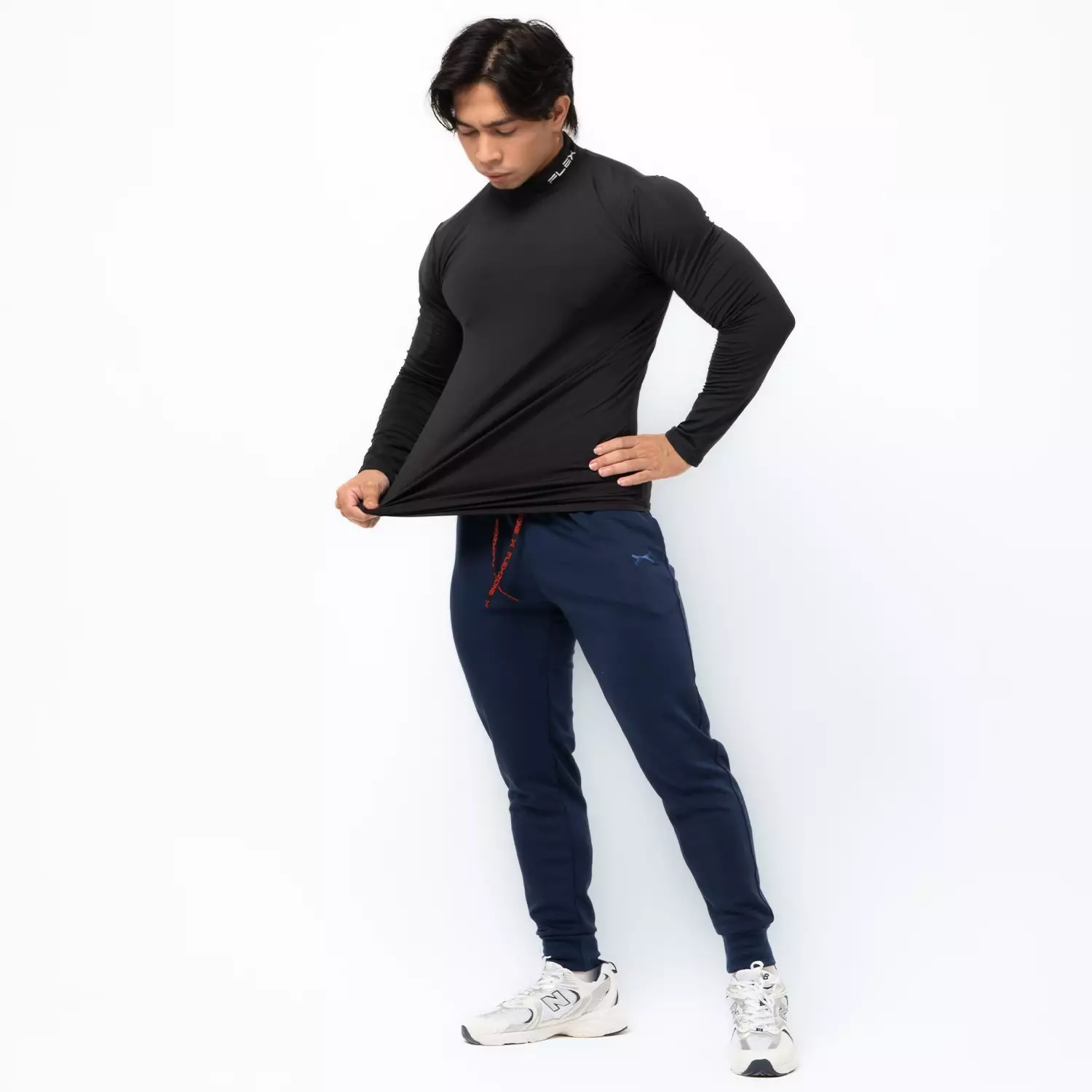 Baselayer Turtleneck Long Sleeves Black