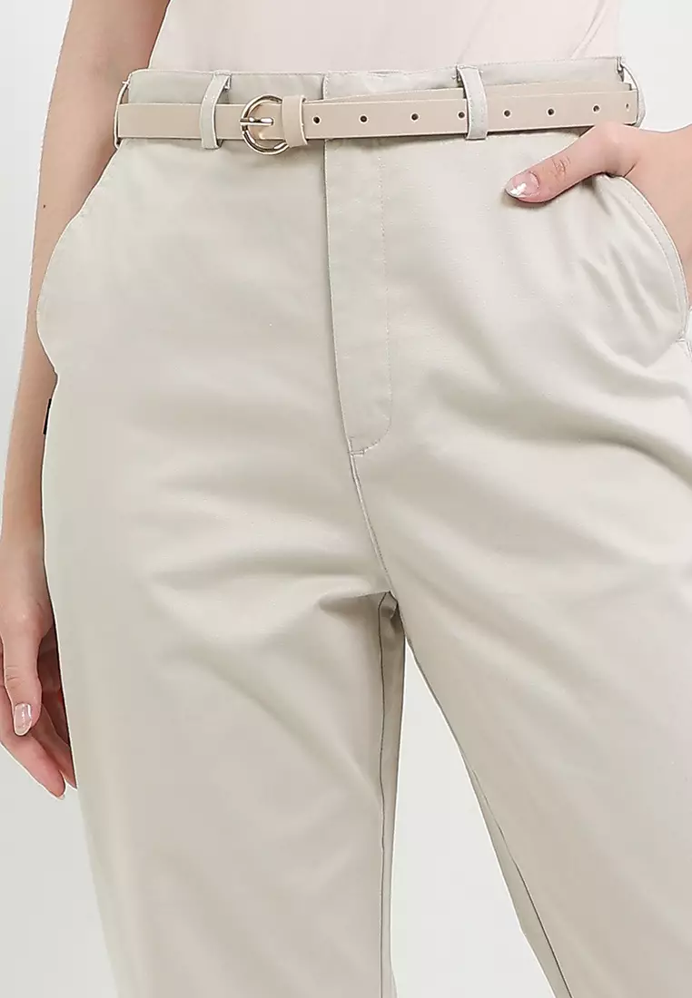 Inizia Tapered Pants With Belt