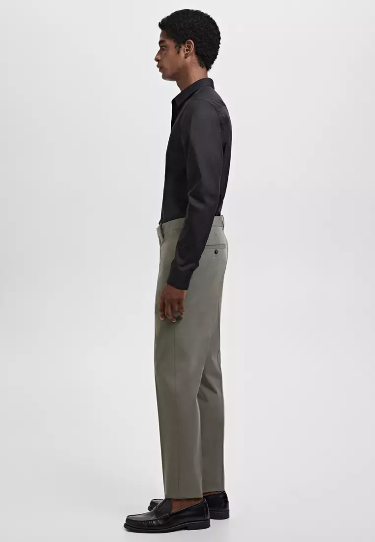 Slim Fit Cotton Suit Shirt