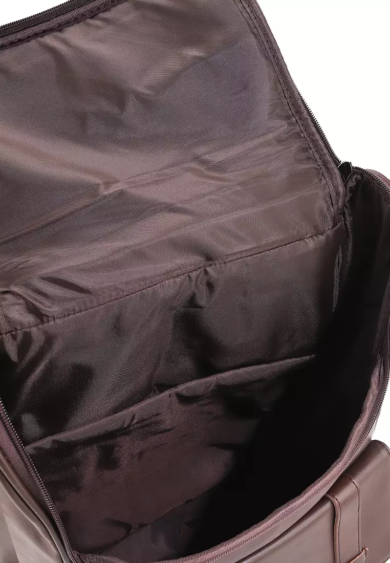 Distressed Leather Expedition Backpack