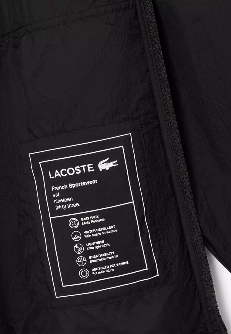 Lightweight Water-Repellent Hooded Jacket