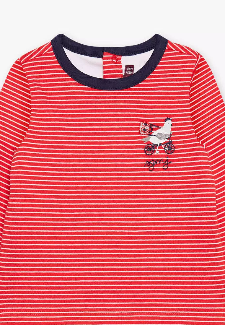 Striped T-shirt Bodysuit