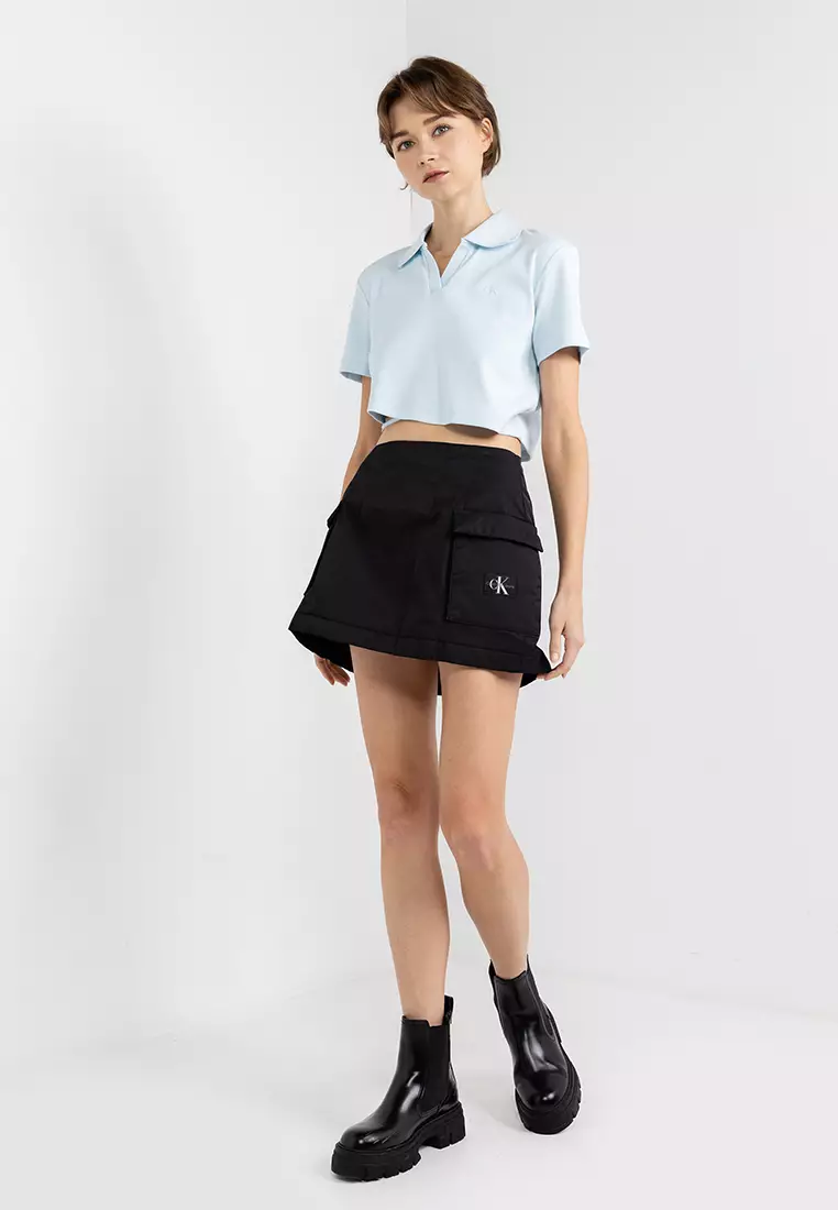 Padded Mini Cargo Skirt