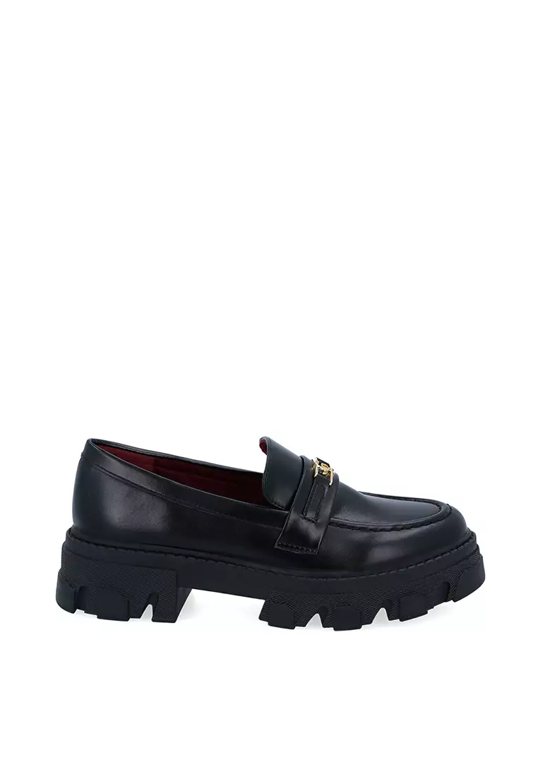 Discount on Carlo Rino  shoes - SKU: Black Blake Chunky Loafers