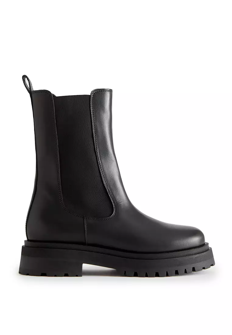 Buy & Other Stories Chunky Chelsea Leather Boots Online ZALORA Malaysia