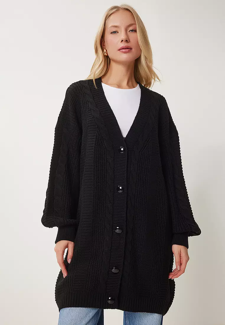 Oversized Longline Knit Cardigan