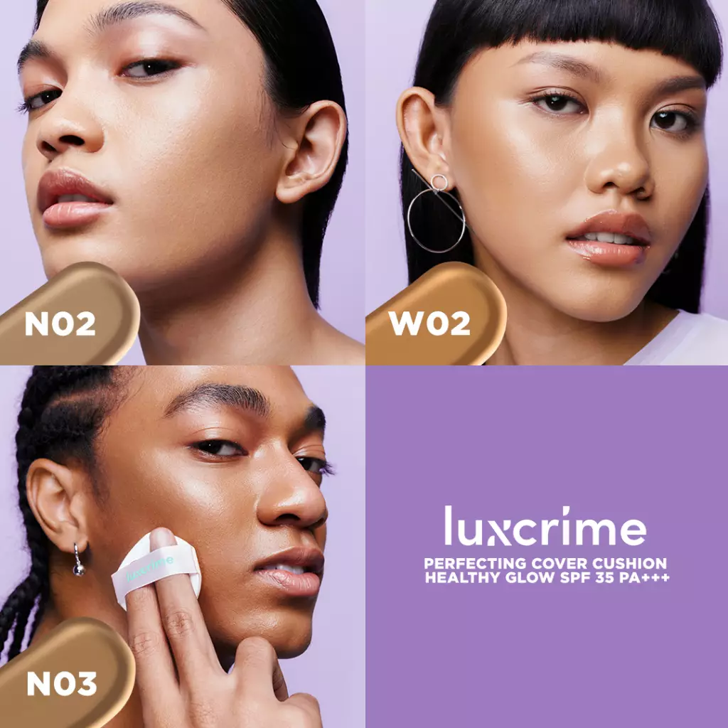 Luxcrime Perfecting Cover Cushion - Healthy Glow SPF 35 PA +++ - N02