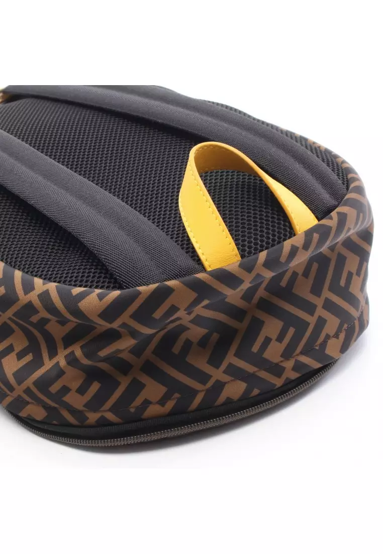 Buy Fendi Pre-Loved Fendi Zucca Backpack rucksack Nylon  display picture 3