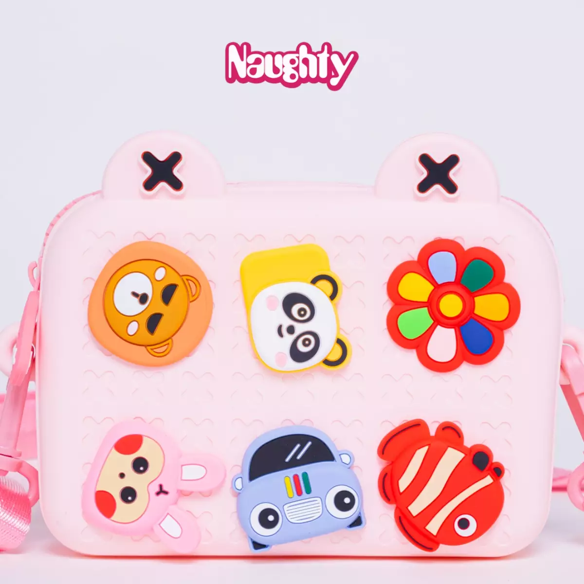 Tas Selempang Anak Sling Bag Jelly April A923 210604 Naughty Accessories - Warna PINK