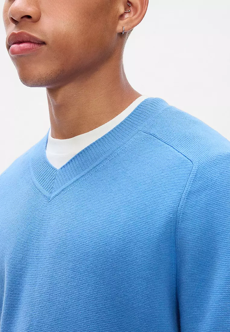 V Neck sweat ジプソフィア adidas Sporty & Rich V-Neck Sweater - White | Free Shipping