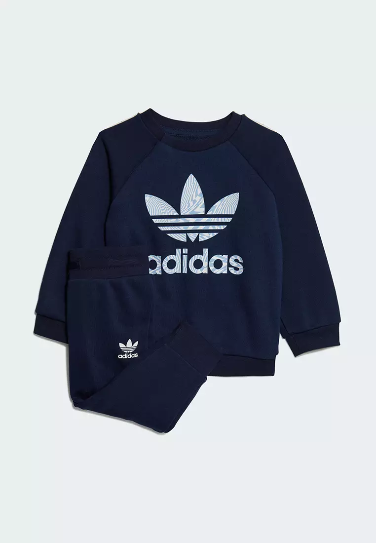 Originals infant green crew and joggers set top