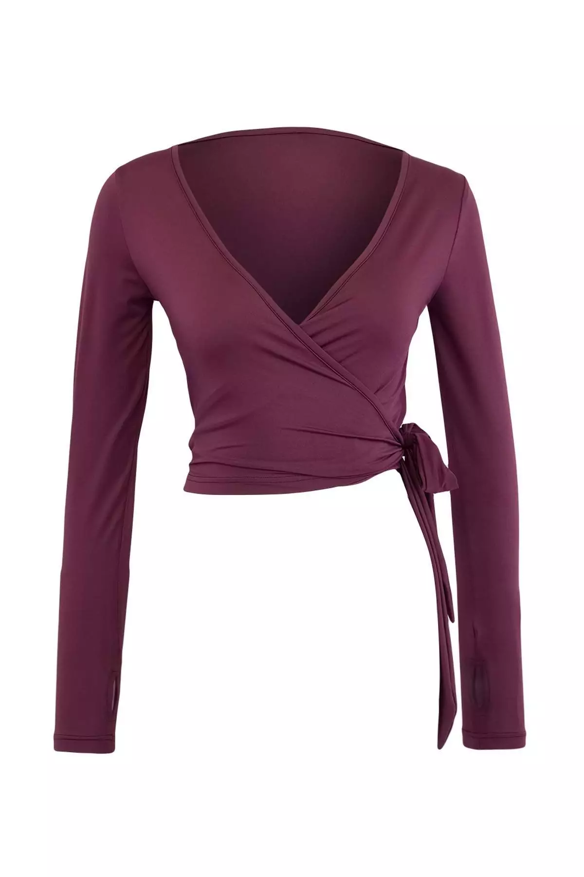 Mürdüm Micro Crop Blouse Thmss26Bz00002