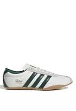 Off White/Collegiate Green/Gold Metallic