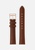 PLAIN SUPPLIES brown 16mm Stitched Leather Strap - Brown (Rose Gold Buckle) 2D781ACAD82F63GS_1