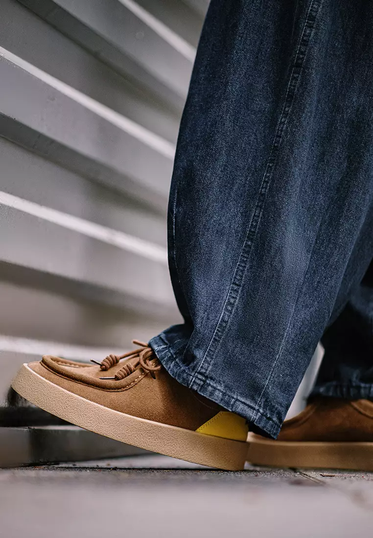 Buy Twenty Eight Shoes Cow Suede Patchwork Wallabee