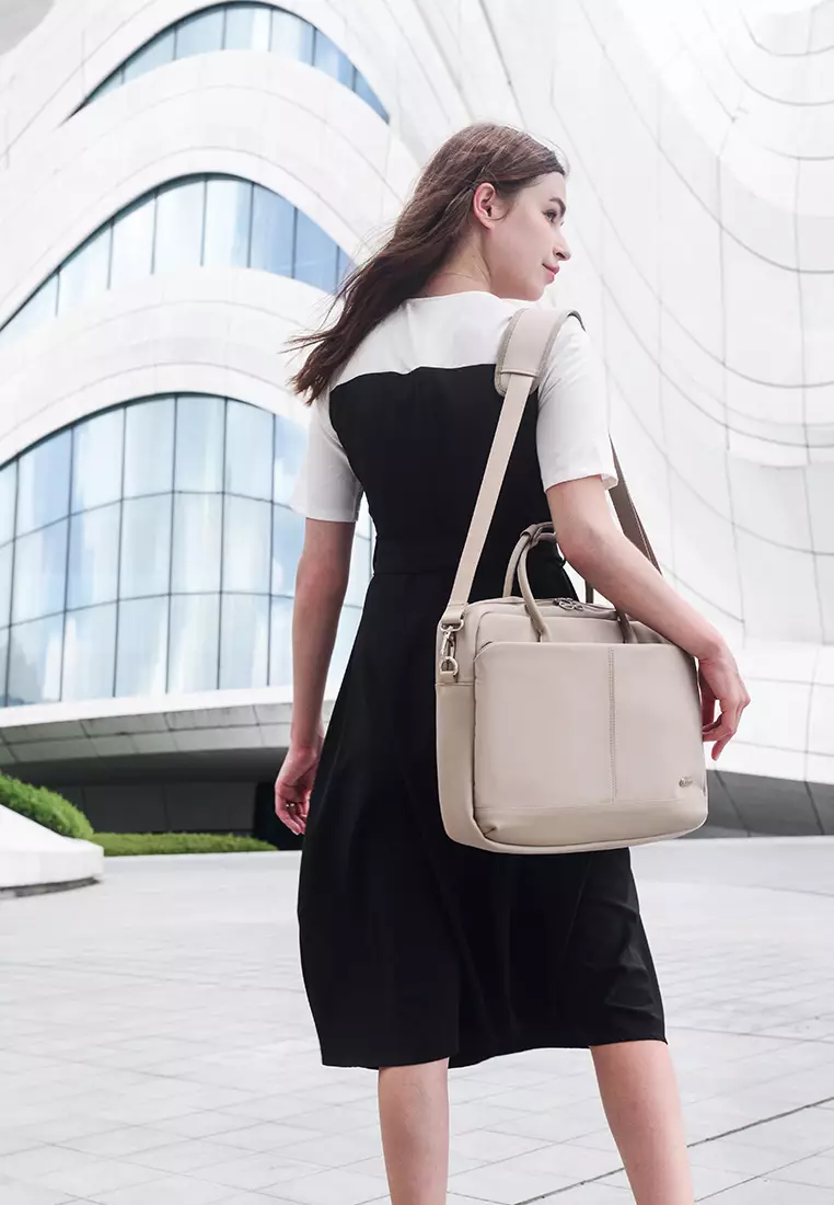 Premium Lightweight Laptop Bag for Women Water Resistant Handbag with Multiple Pockets for Casual, Work, College, School