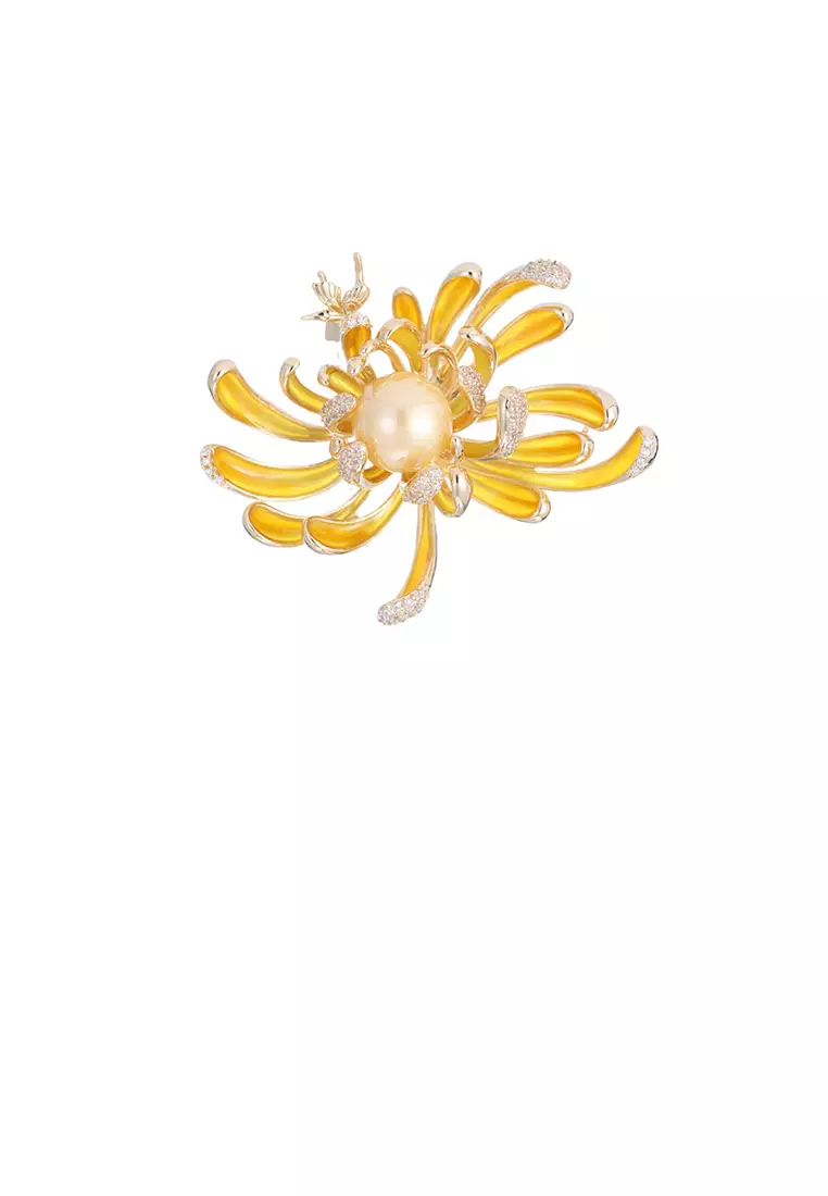 Gold new arrivals brooch design