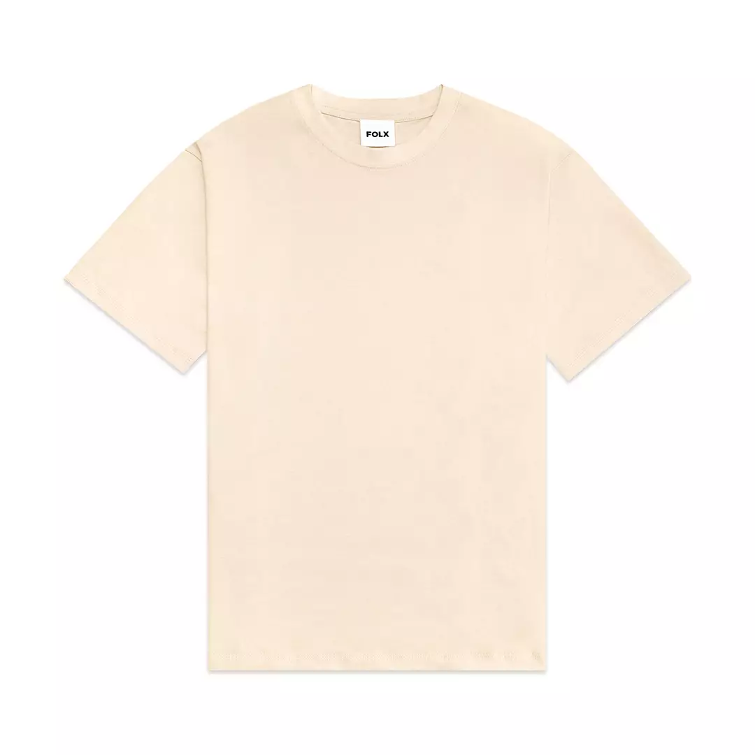 Heavyweight Cotton T-Shirt Beige