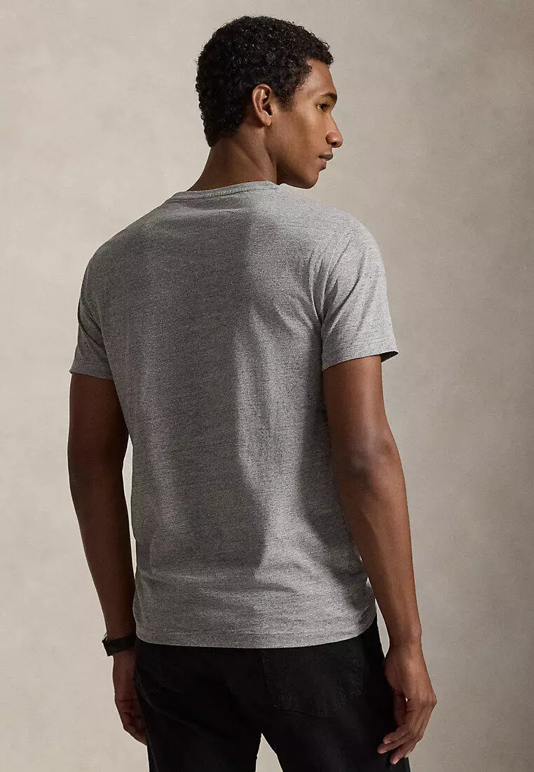 Custom Slim Fit Jersey Crewneck T-Shirt