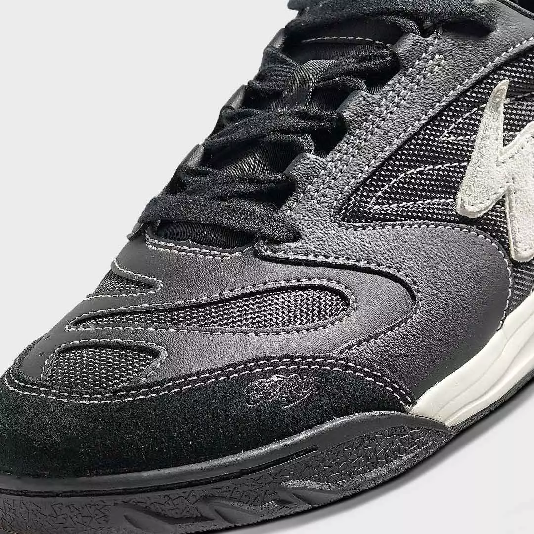 Eagle Sepatu Sneakers Lifestyle Neo England X BBQ Ride - HITAM/ABU-ABU MUDA