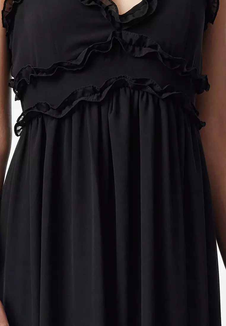 Ruffle Midi Dress