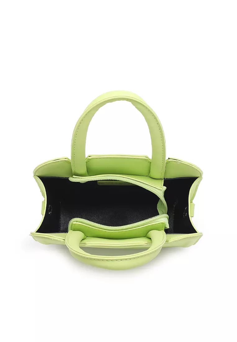 Women's Top Handle Bag / Sling Bag / Crossbody Bag - Green