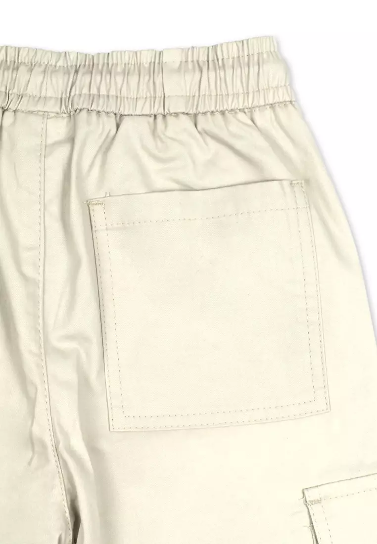 Boys Twill Cargo Jogger Pants 