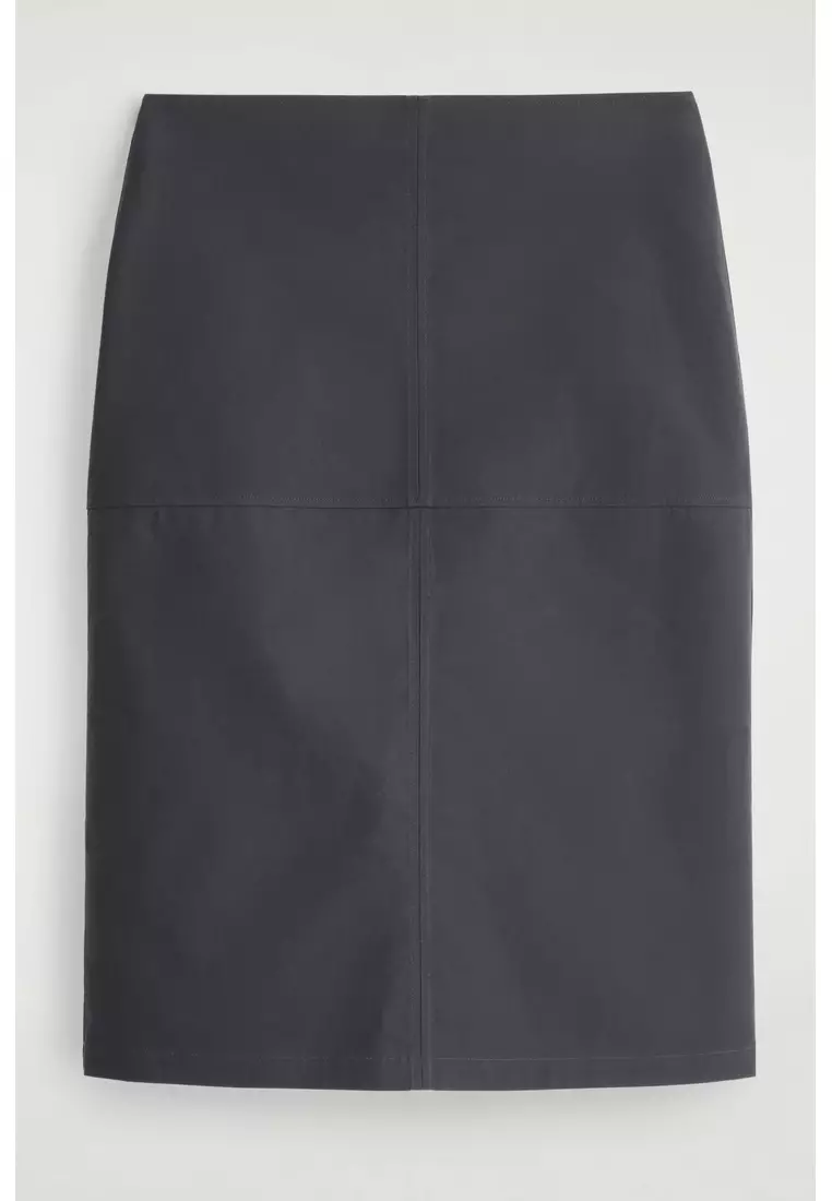 COTTON PENCIL SKIRT
