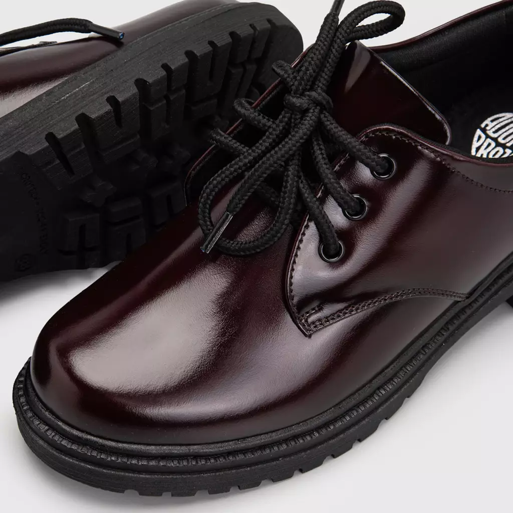 Jual Adorableprojects Vailey Oxford Brushed Off Genuine Leather Maroon ...