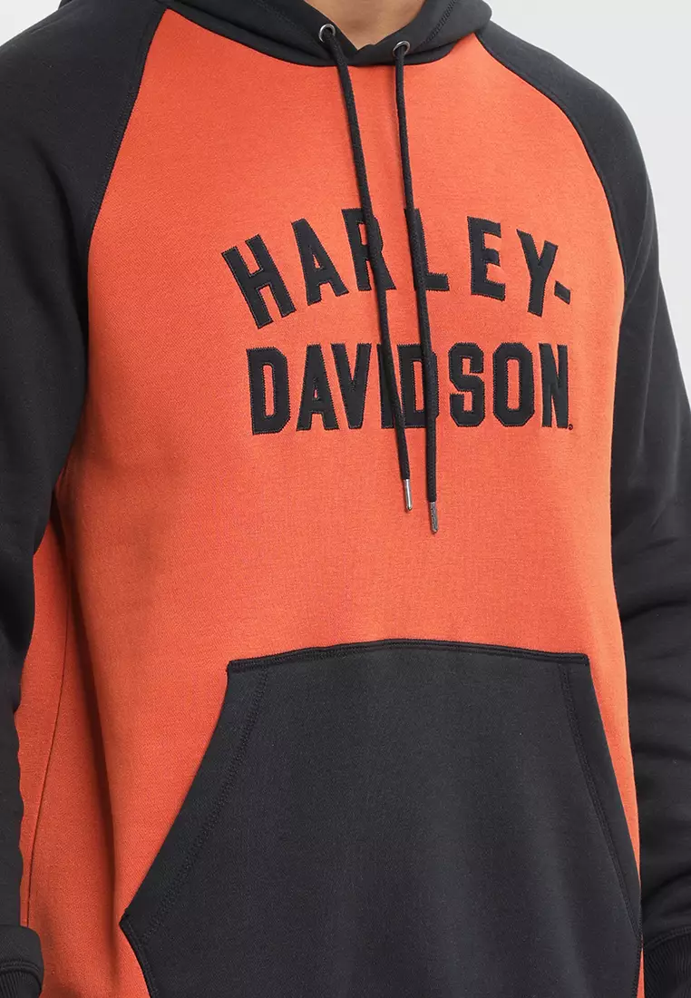Buy HarleyDavidson Classic Staple Raglan Hoodie 2023 Online ZALORA