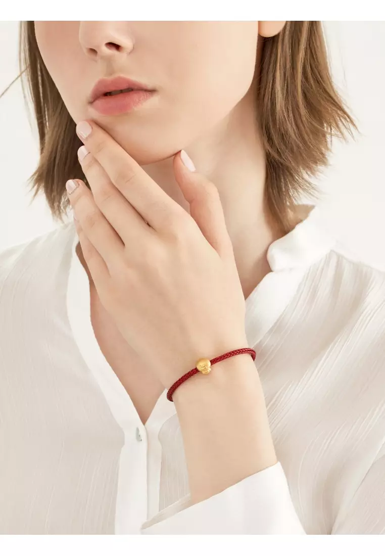 Charme 999 24K Gold Chinese Zodiac Snake Charm 93696C (Bracelet not included)