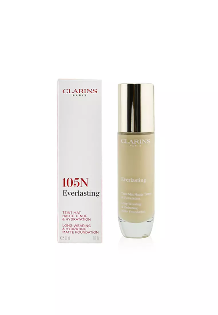 Discount on Clarins  shoes - SKU: Clarins - Everlasting Long Wearing & Hydrating Matte Foundation - # 105n Nude 30ml/1oz