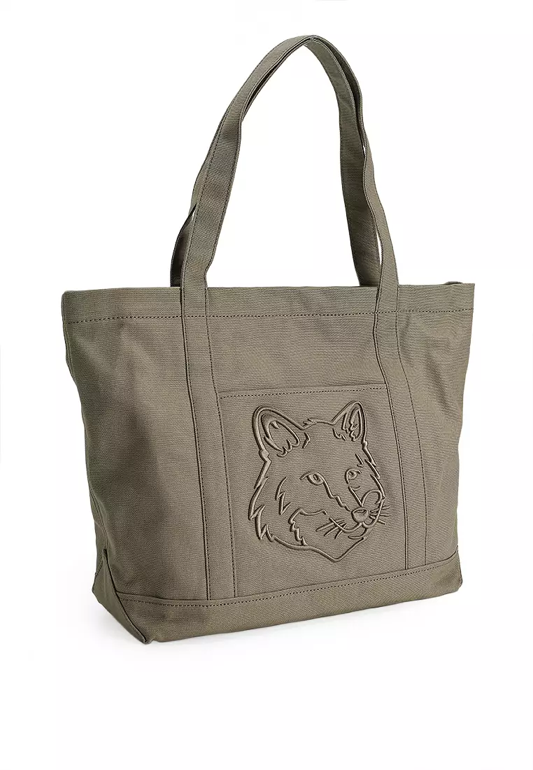 Fox Head Large Tote Bag